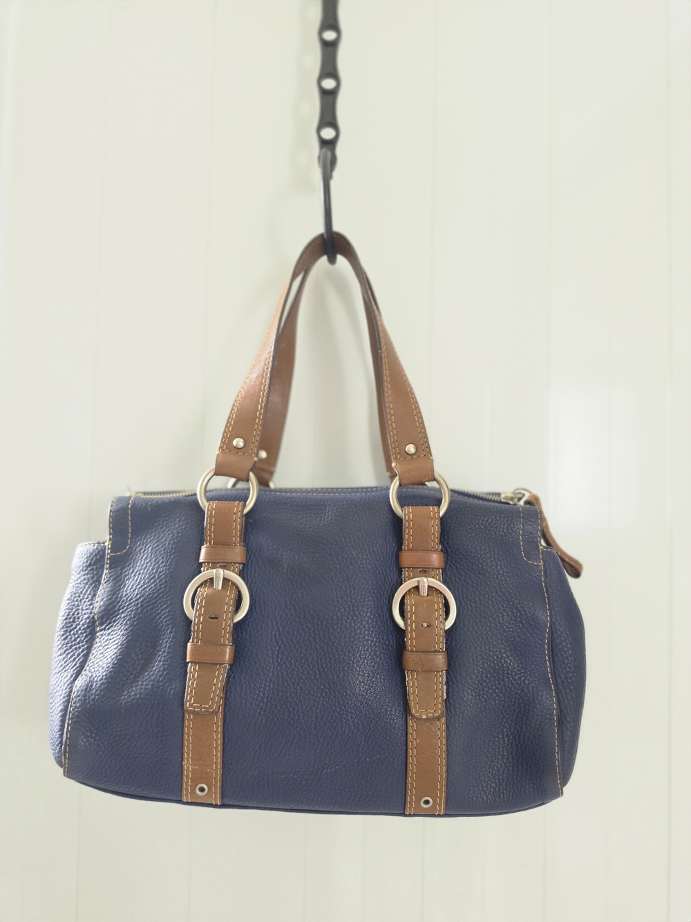 Vintage Coach Chelsea Pebbled Leather Satchel (Style F10887)